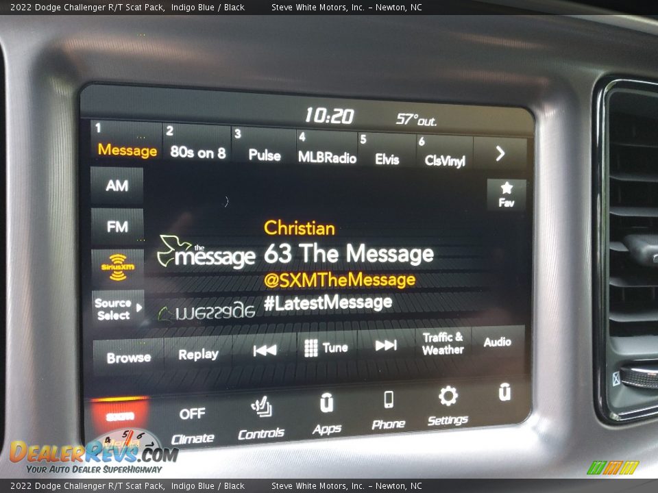 2022 Dodge Challenger R/T Scat Pack Indigo Blue / Black Photo #20