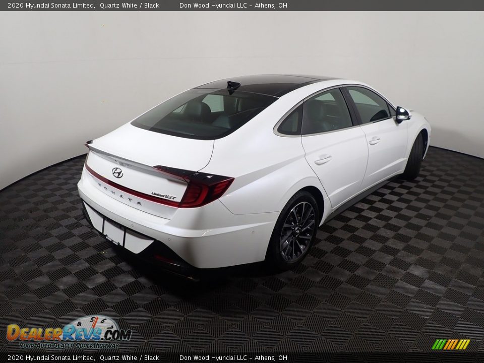 2020 Hyundai Sonata Limited Quartz White / Black Photo #20