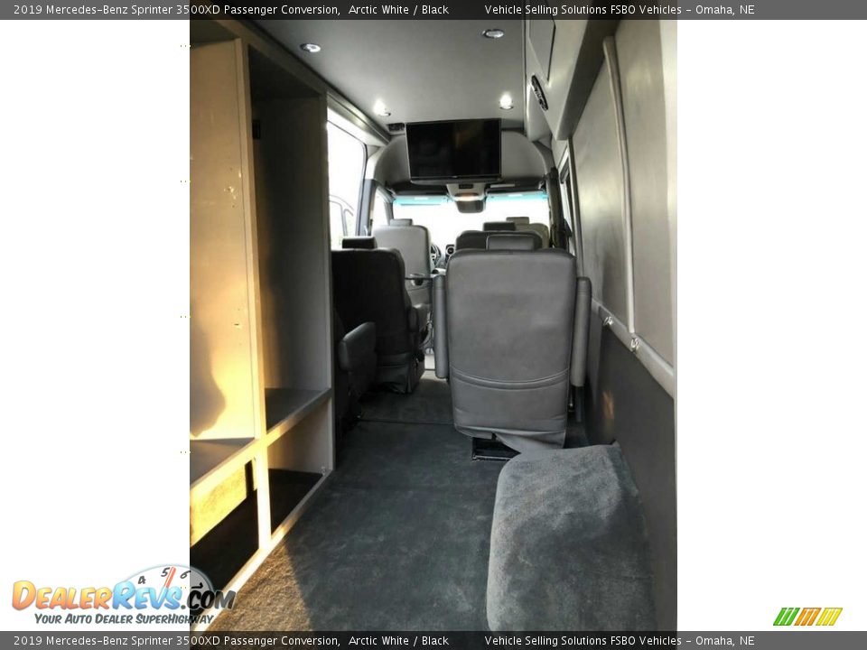 2019 Mercedes-Benz Sprinter 3500XD Passenger Conversion Arctic White / Black Photo #8