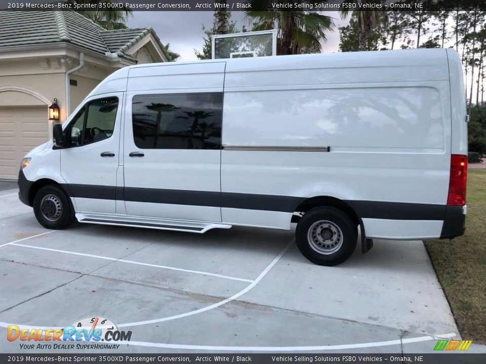 2019 Mercedes-Benz Sprinter 3500XD Passenger Conversion Arctic White / Black Photo #13