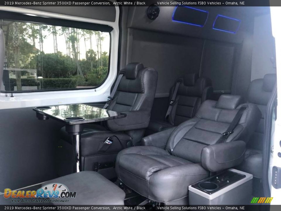 2019 Mercedes-Benz Sprinter 3500XD Passenger Conversion Arctic White / Black Photo #17