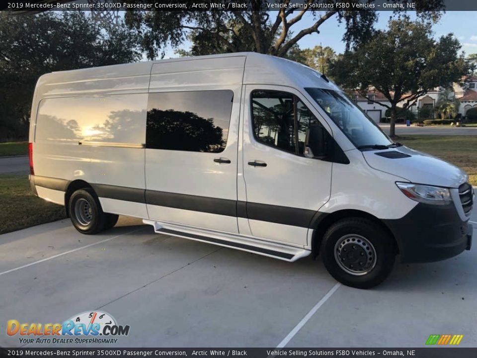 2019 Mercedes-Benz Sprinter 3500XD Passenger Conversion Arctic White / Black Photo #25