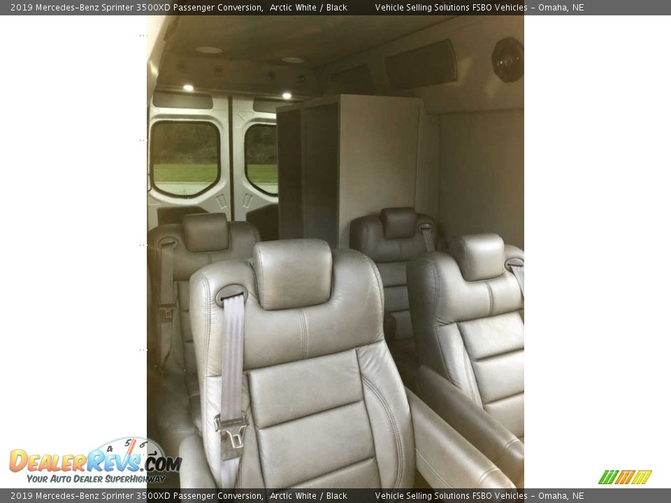 2019 Mercedes-Benz Sprinter 3500XD Passenger Conversion Arctic White / Black Photo #35