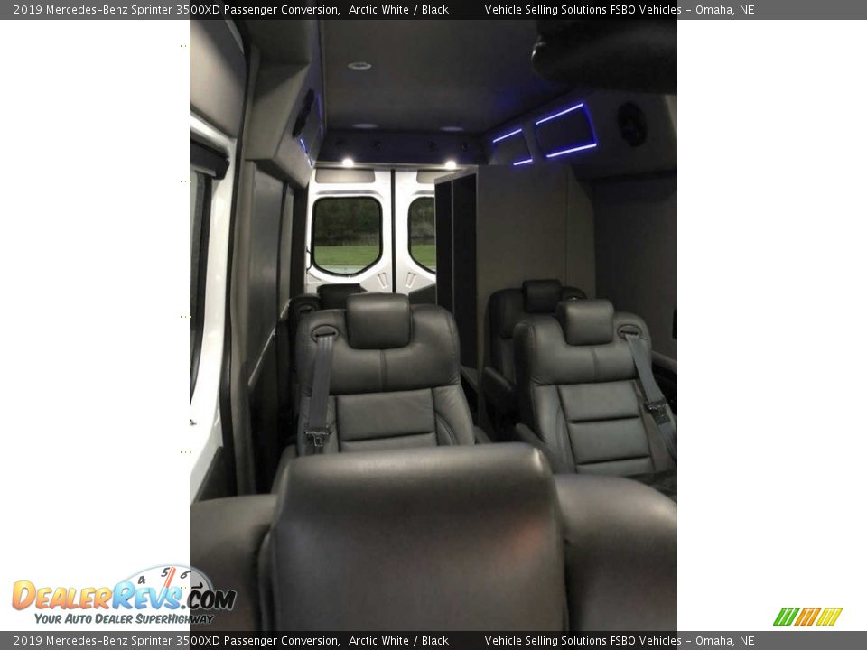 2019 Mercedes-Benz Sprinter 3500XD Passenger Conversion Arctic White / Black Photo #36