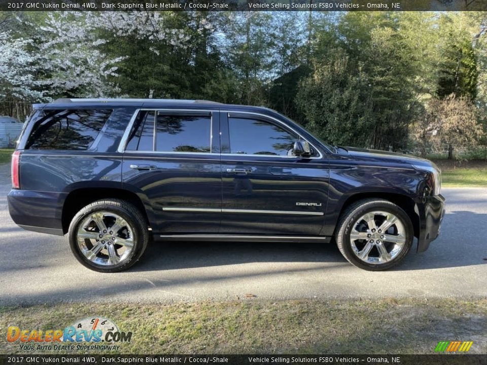 2017 GMC Yukon Denali 4WD Dark Sapphire Blue Metallic / Cocoa/­Shale Photo #6