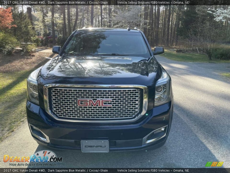 2017 GMC Yukon Denali 4WD Dark Sapphire Blue Metallic / Cocoa/­Shale Photo #8