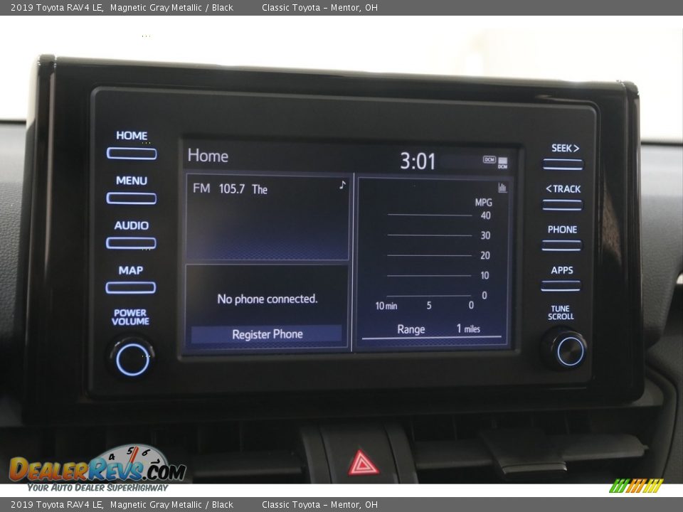 2019 Toyota RAV4 LE Magnetic Gray Metallic / Black Photo #10