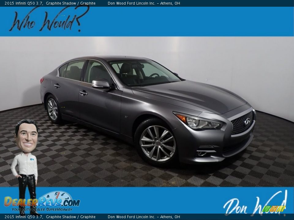 2015 Infiniti Q50 3.7 Graphite Shadow / Graphite Photo #1
