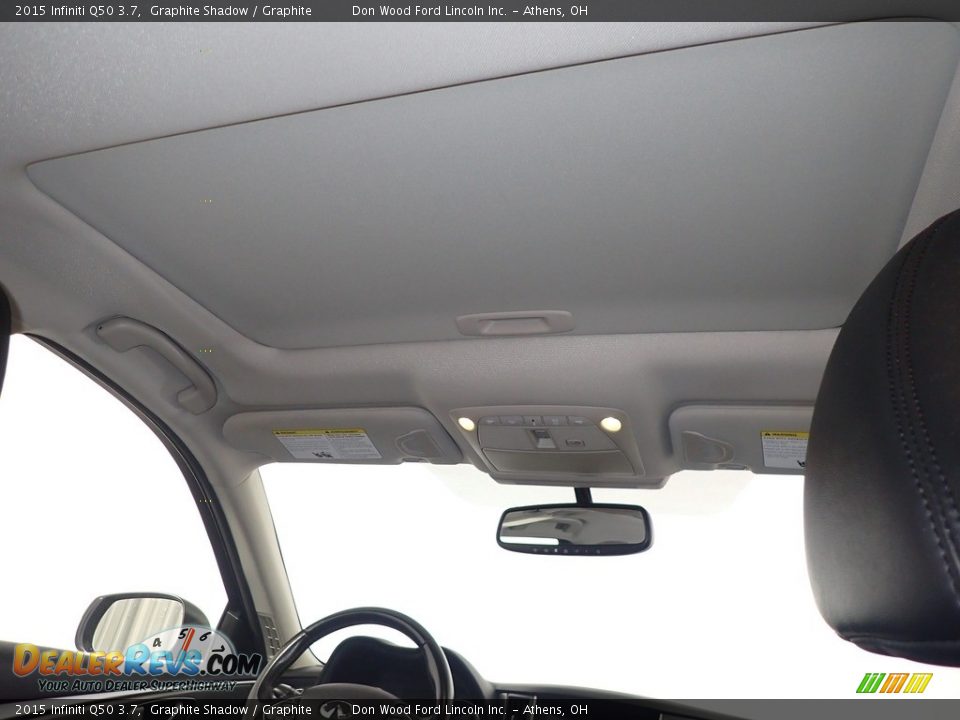 2015 Infiniti Q50 3.7 Graphite Shadow / Graphite Photo #2