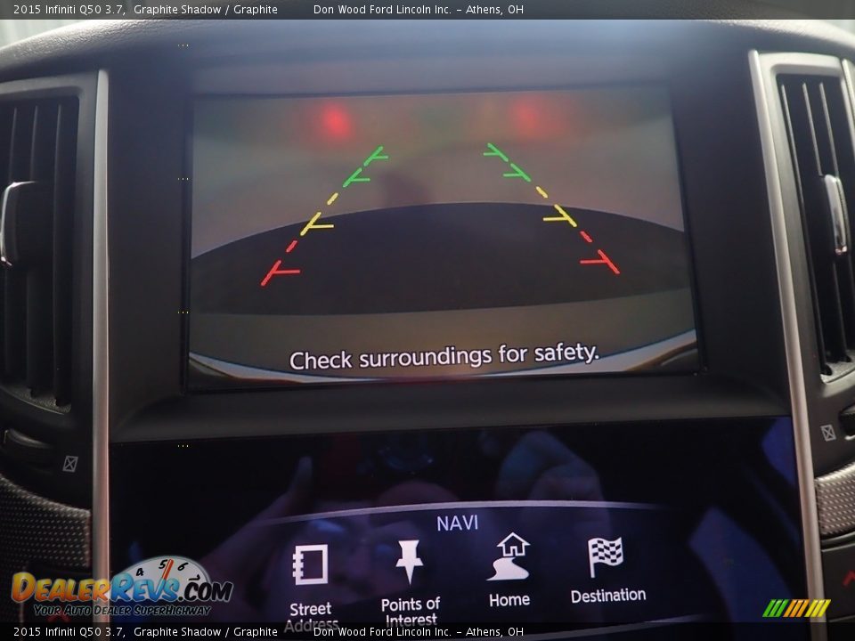2015 Infiniti Q50 3.7 Graphite Shadow / Graphite Photo #4