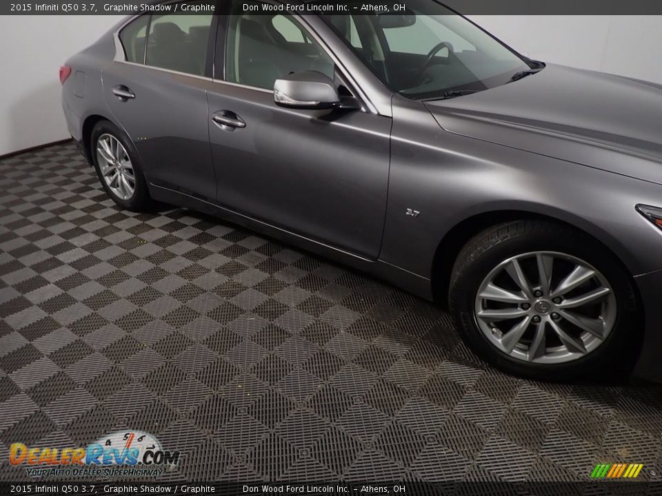 2015 Infiniti Q50 3.7 Graphite Shadow / Graphite Photo #6