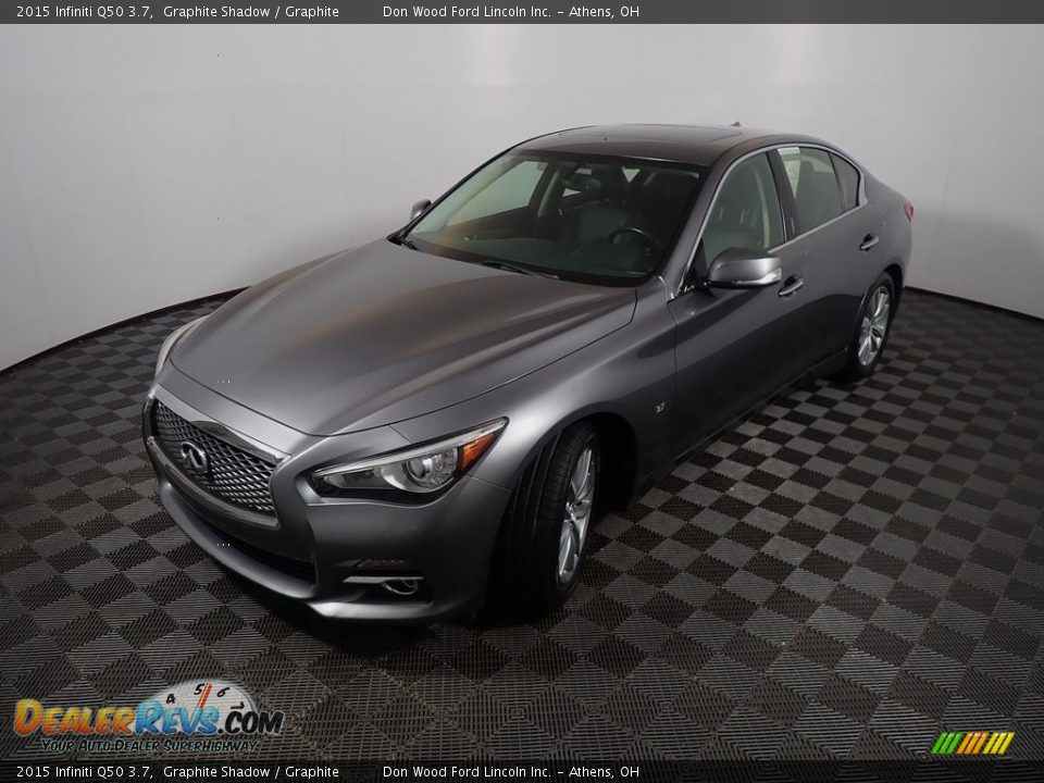2015 Infiniti Q50 3.7 Graphite Shadow / Graphite Photo #11