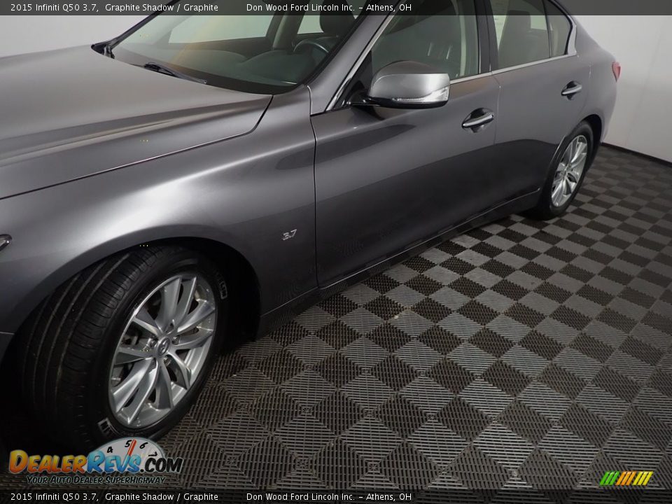 2015 Infiniti Q50 3.7 Graphite Shadow / Graphite Photo #12