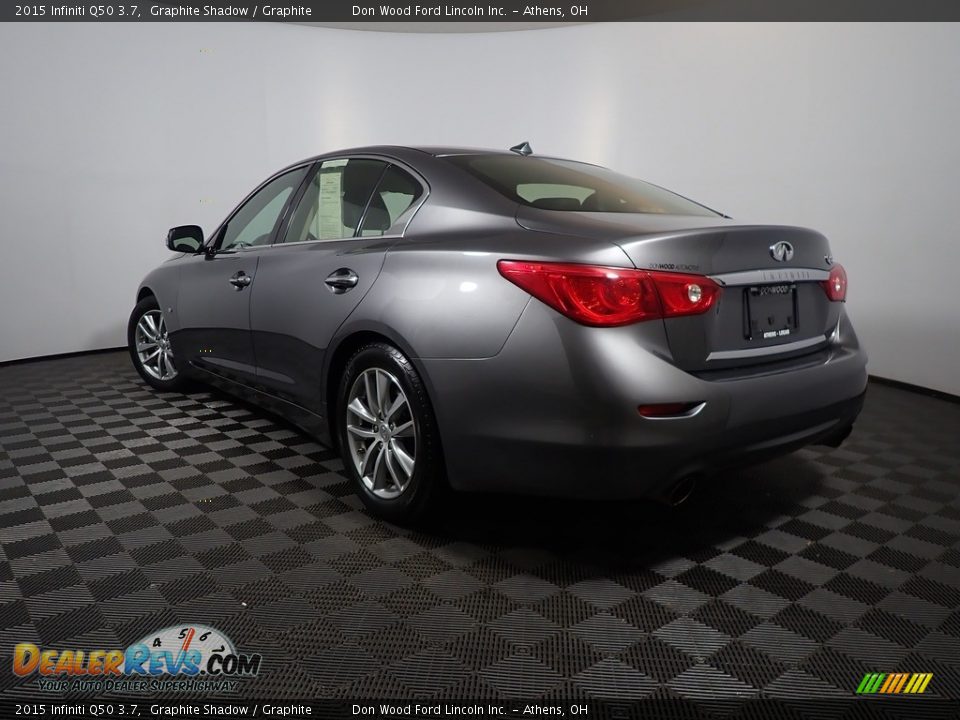 2015 Infiniti Q50 3.7 Graphite Shadow / Graphite Photo #13