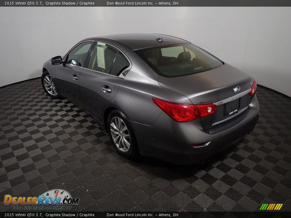 2015 Infiniti Q50 3.7 Graphite Shadow / Graphite Photo #14