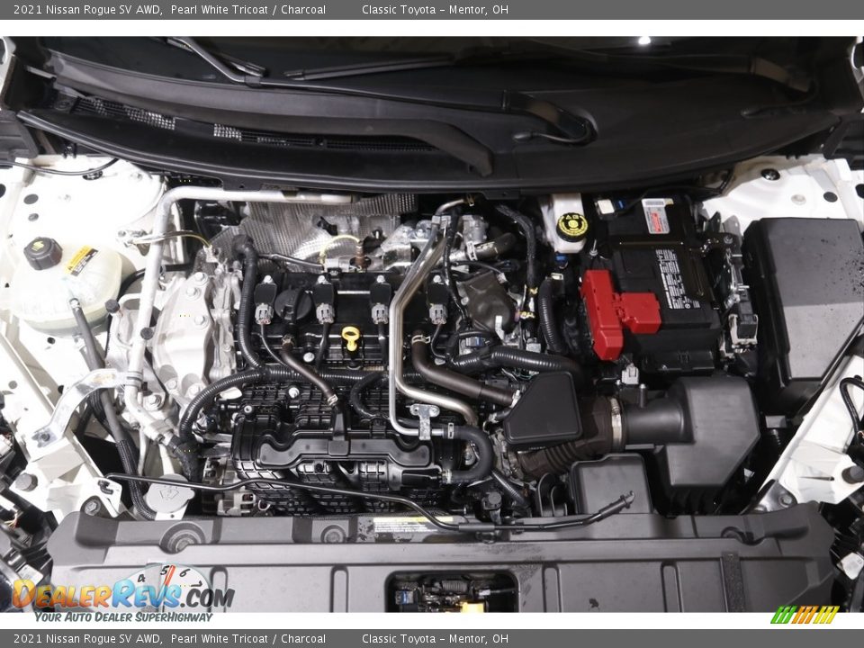 2021 Nissan Rogue SV AWD Pearl White Tricoat / Charcoal Photo #16