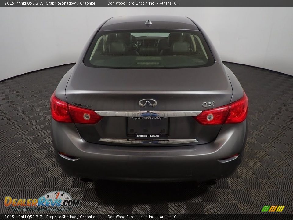 2015 Infiniti Q50 3.7 Graphite Shadow / Graphite Photo #15