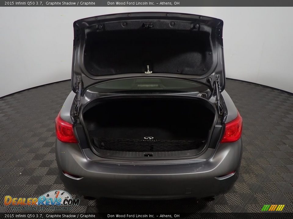 2015 Infiniti Q50 3.7 Graphite Shadow / Graphite Photo #16