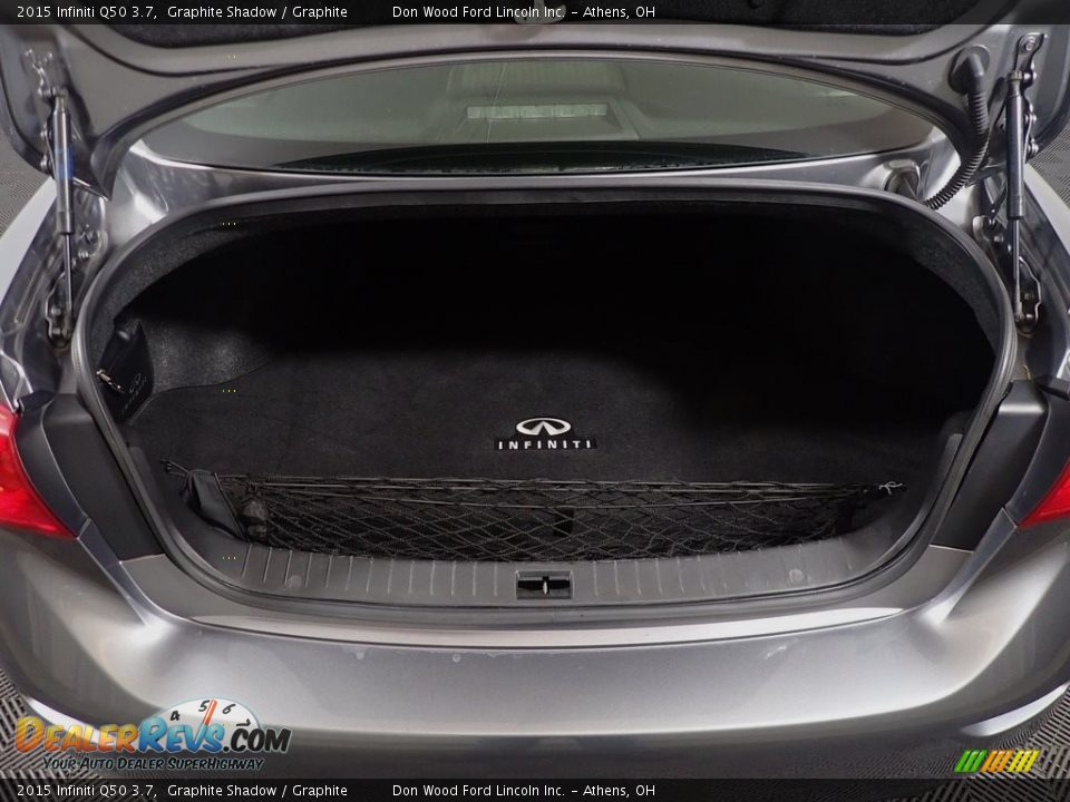 2015 Infiniti Q50 3.7 Graphite Shadow / Graphite Photo #17