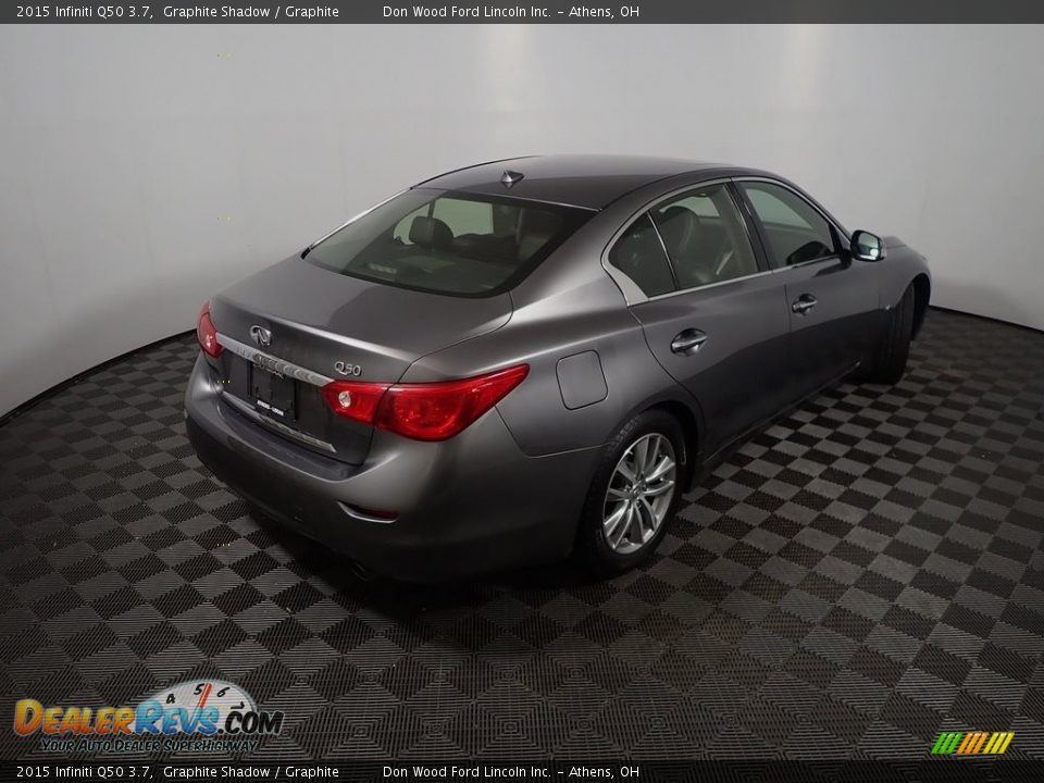 2015 Infiniti Q50 3.7 Graphite Shadow / Graphite Photo #19