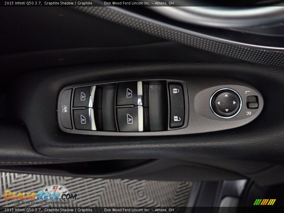2015 Infiniti Q50 3.7 Graphite Shadow / Graphite Photo #23