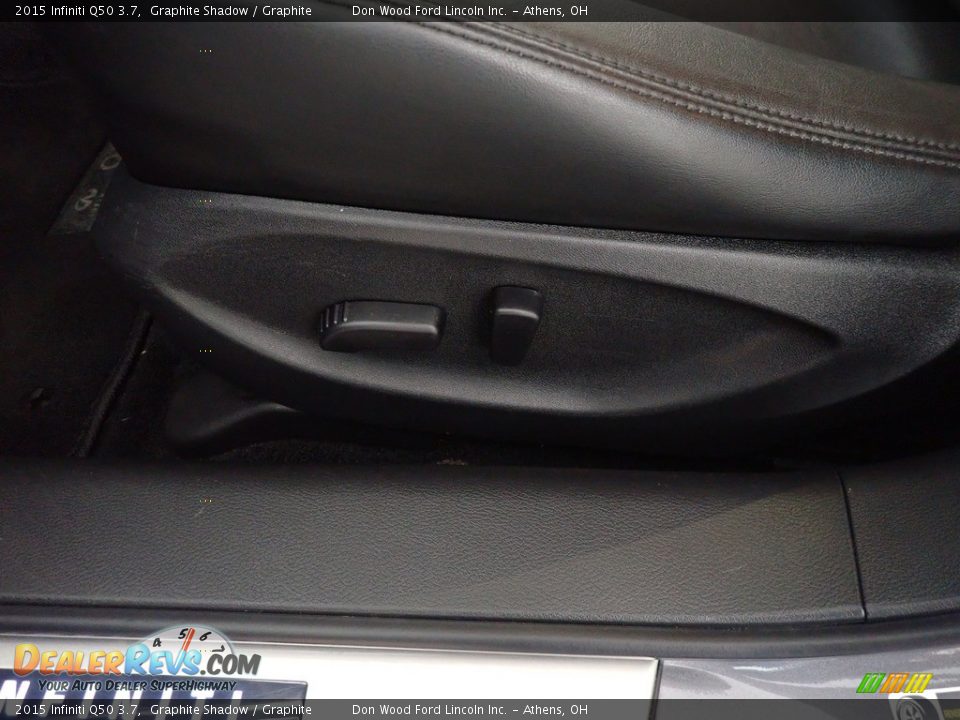 2015 Infiniti Q50 3.7 Graphite Shadow / Graphite Photo #25