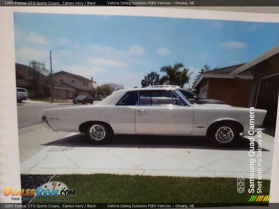 1965 Pontiac GTO Sports Coupe Cameo Ivory / Black Photo #1