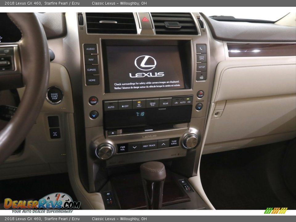 2018 Lexus GX 460 Starfire Pearl / Ecru Photo #9