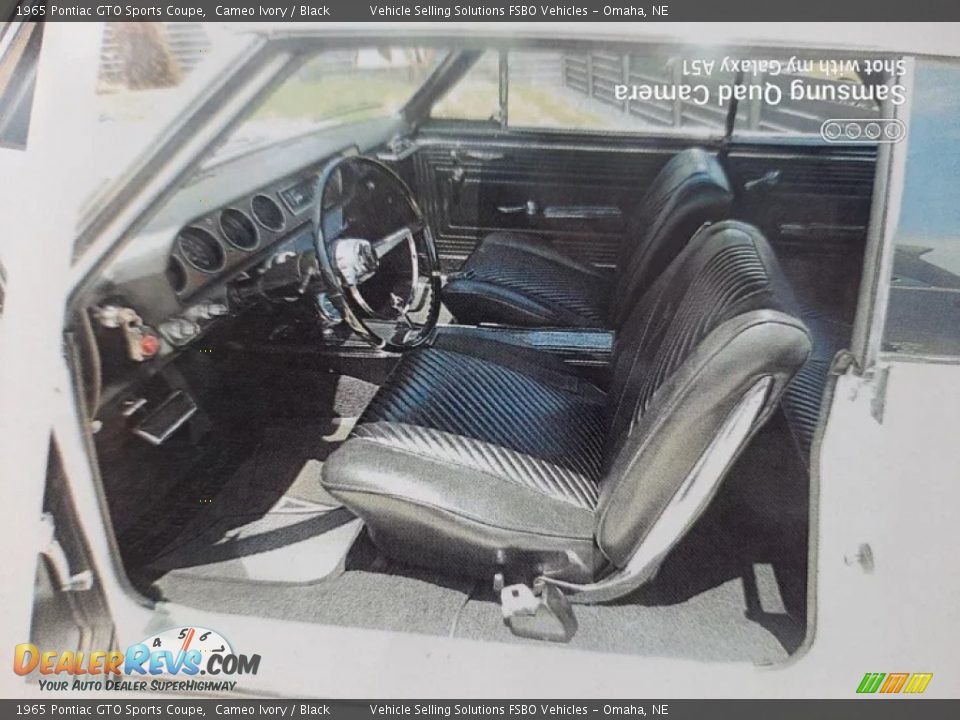 1965 Pontiac GTO Sports Coupe Cameo Ivory / Black Photo #2