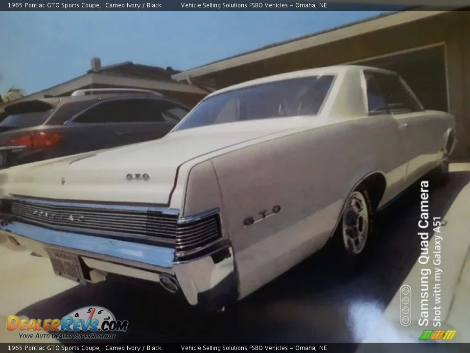 1965 Pontiac GTO Sports Coupe Cameo Ivory / Black Photo #6