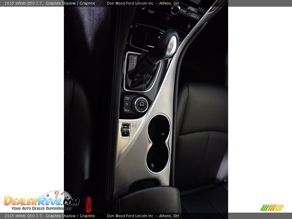 2015 Infiniti Q50 3.7 Graphite Shadow / Graphite Photo #33
