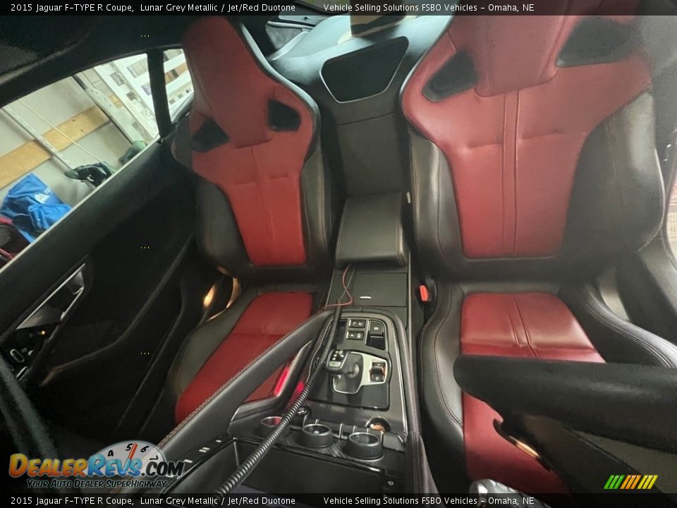 Jet/Red Duotone Interior - 2015 Jaguar F-TYPE R Coupe Photo #3