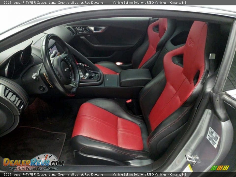 Front Seat of 2015 Jaguar F-TYPE R Coupe Photo #8