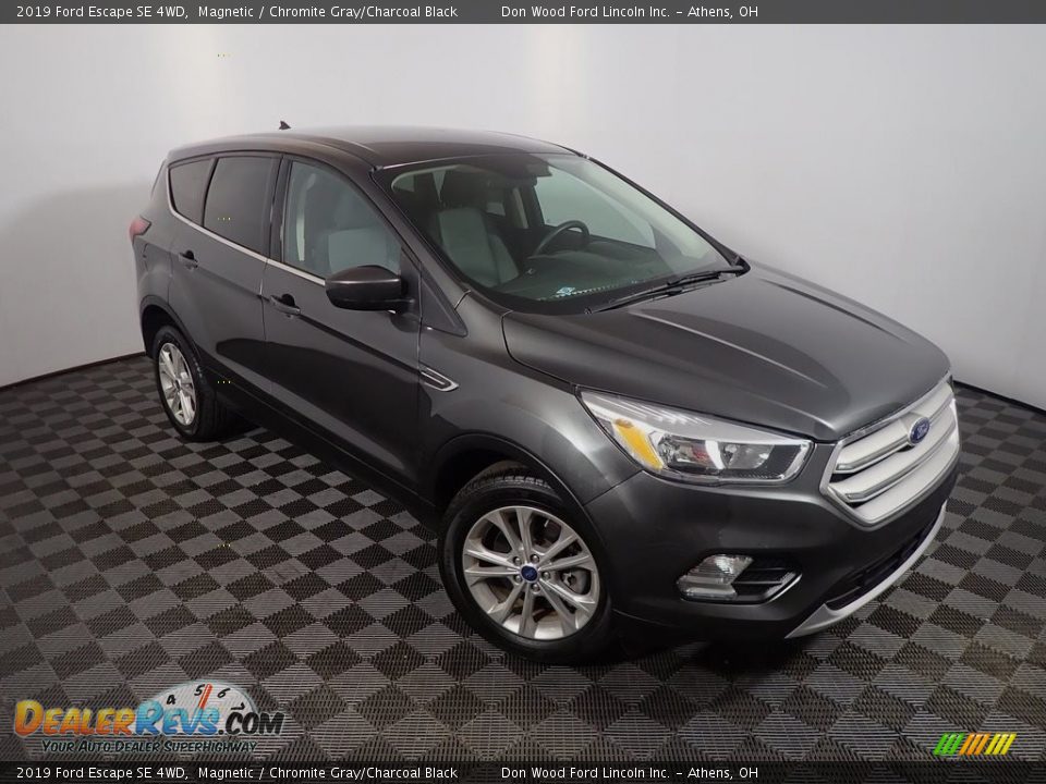 2019 Ford Escape SE 4WD Magnetic / Chromite Gray/Charcoal Black Photo #3