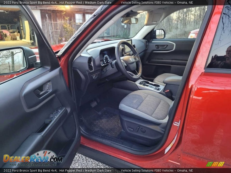 Front Seat of 2022 Ford Bronco Sport Big Bend 4x4 Photo #6