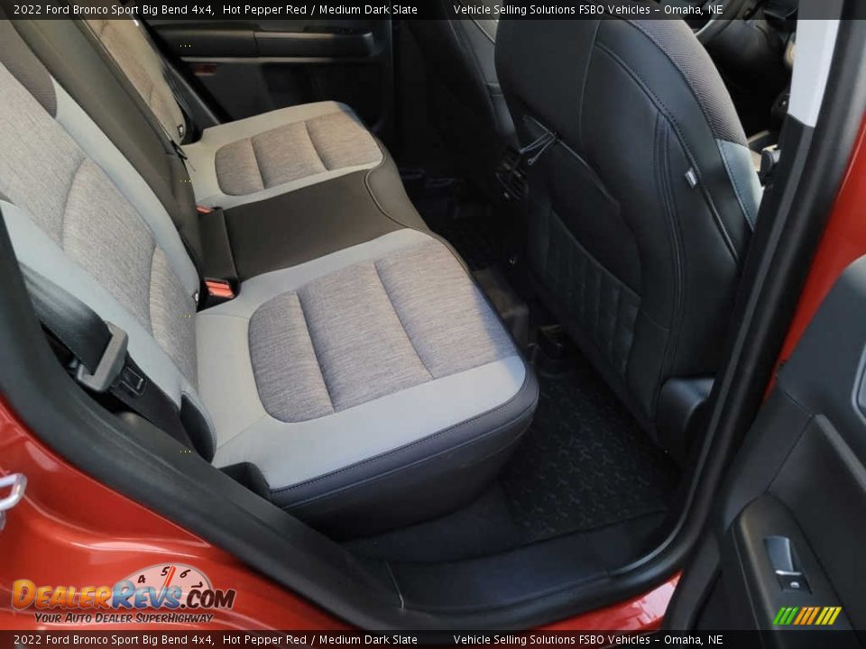 Rear Seat of 2022 Ford Bronco Sport Big Bend 4x4 Photo #8