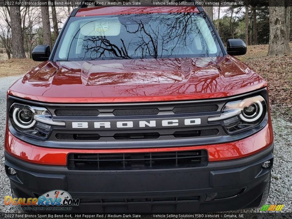 2022 Ford Bronco Sport Big Bend 4x4 Hot Pepper Red / Medium Dark Slate Photo #11