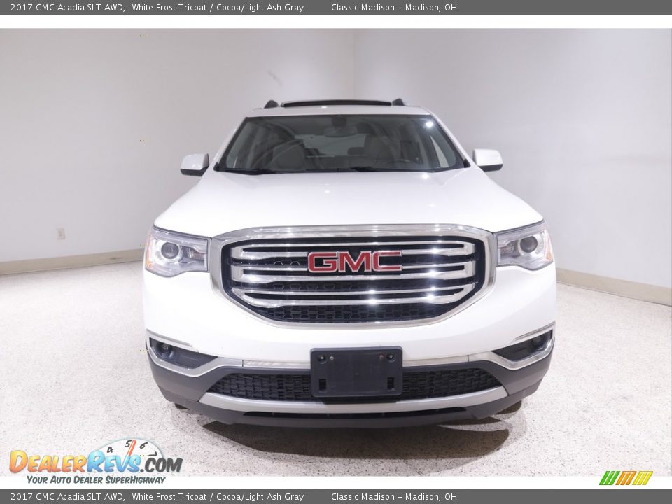 2017 GMC Acadia SLT AWD White Frost Tricoat / Cocoa/Light Ash Gray Photo #2
