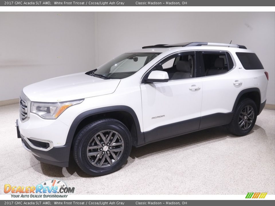 2017 GMC Acadia SLT AWD White Frost Tricoat / Cocoa/Light Ash Gray Photo #3