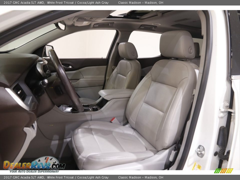 2017 GMC Acadia SLT AWD White Frost Tricoat / Cocoa/Light Ash Gray Photo #5