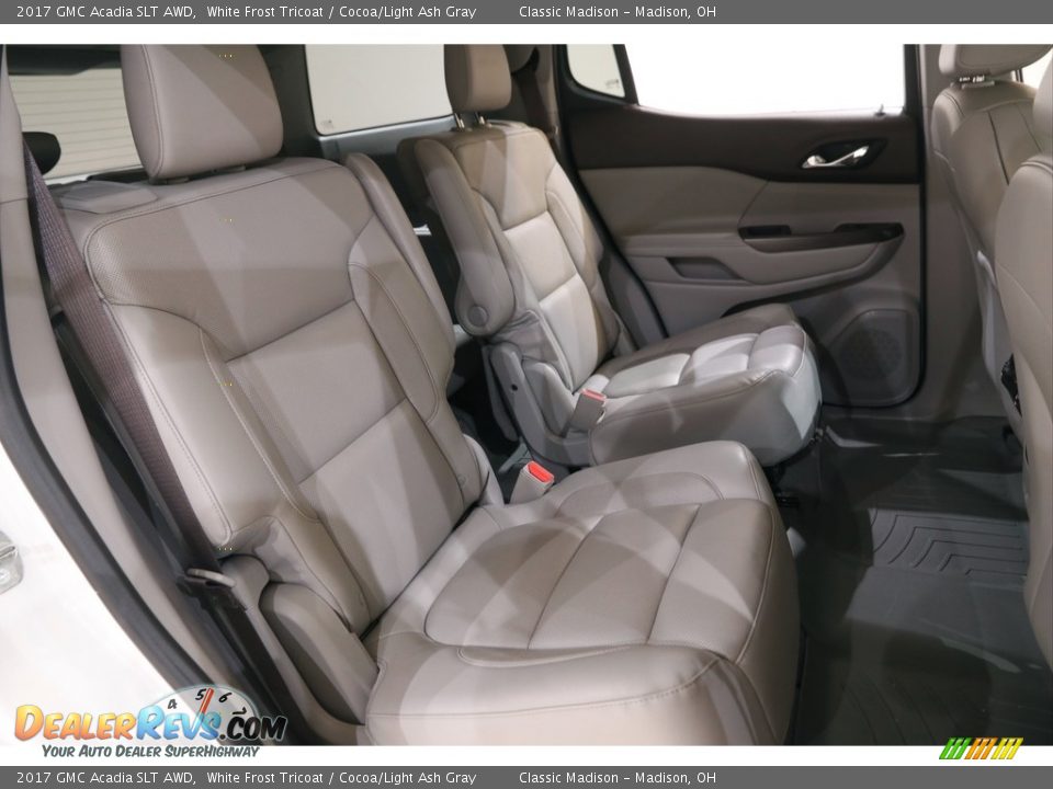 2017 GMC Acadia SLT AWD White Frost Tricoat / Cocoa/Light Ash Gray Photo #17