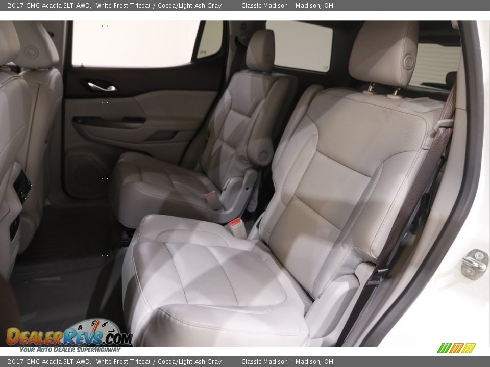 2017 GMC Acadia SLT AWD White Frost Tricoat / Cocoa/Light Ash Gray Photo #18