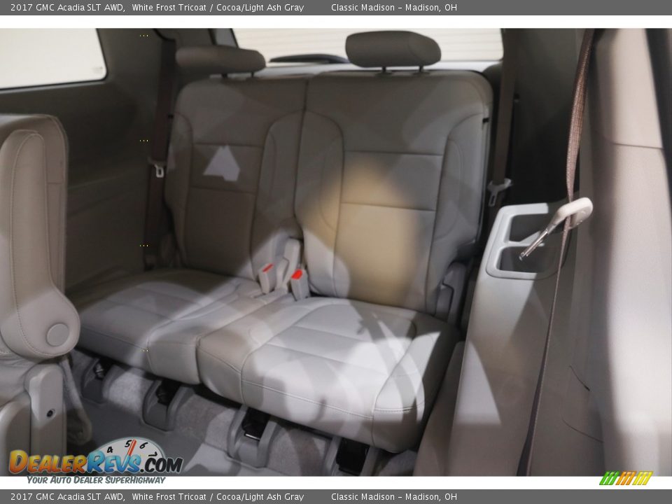 2017 GMC Acadia SLT AWD White Frost Tricoat / Cocoa/Light Ash Gray Photo #19