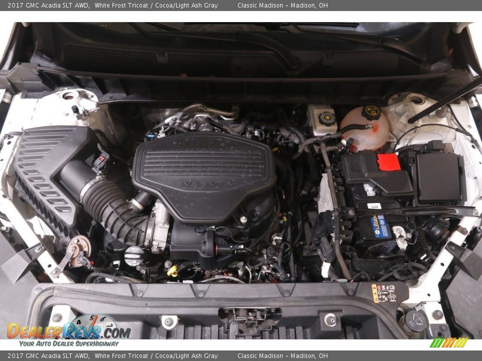 2017 GMC Acadia SLT AWD White Frost Tricoat / Cocoa/Light Ash Gray Photo #21