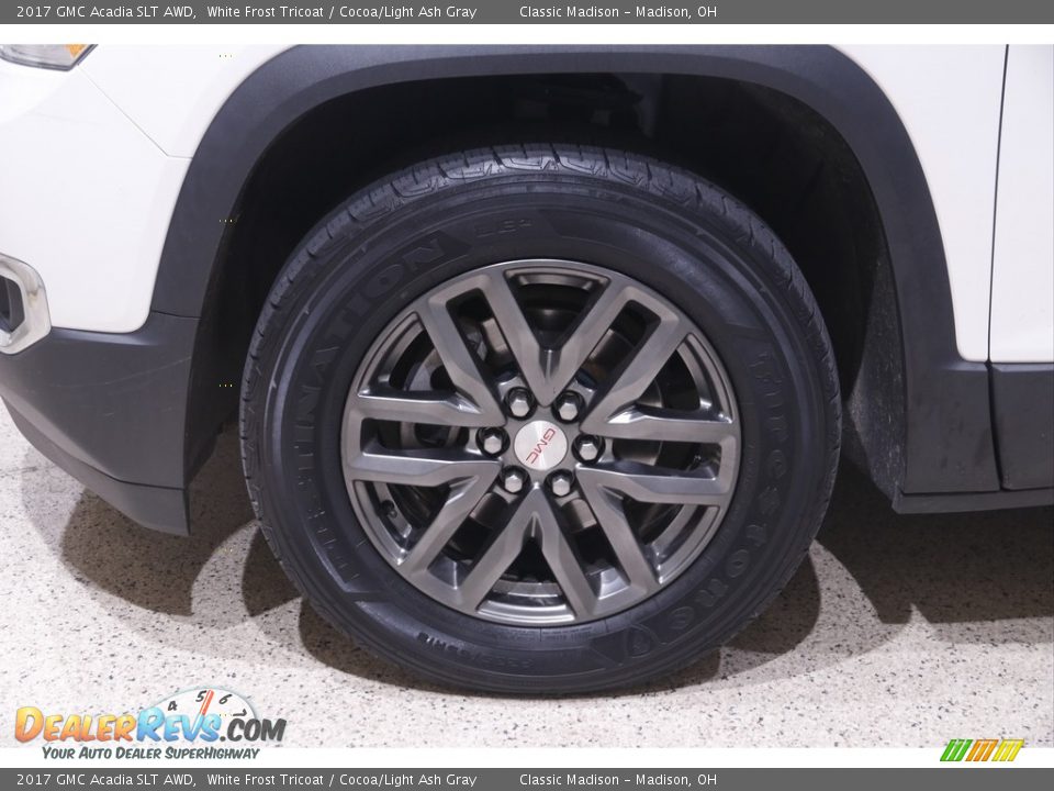 2017 GMC Acadia SLT AWD White Frost Tricoat / Cocoa/Light Ash Gray Photo #22