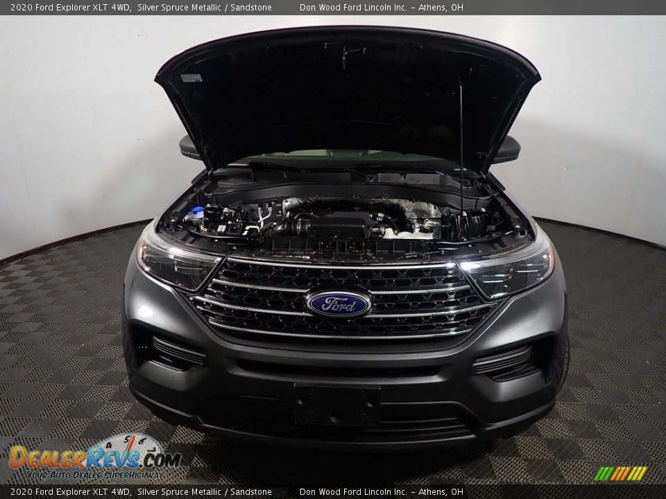 2020 Ford Explorer XLT 4WD Silver Spruce Metallic / Sandstone Photo #6