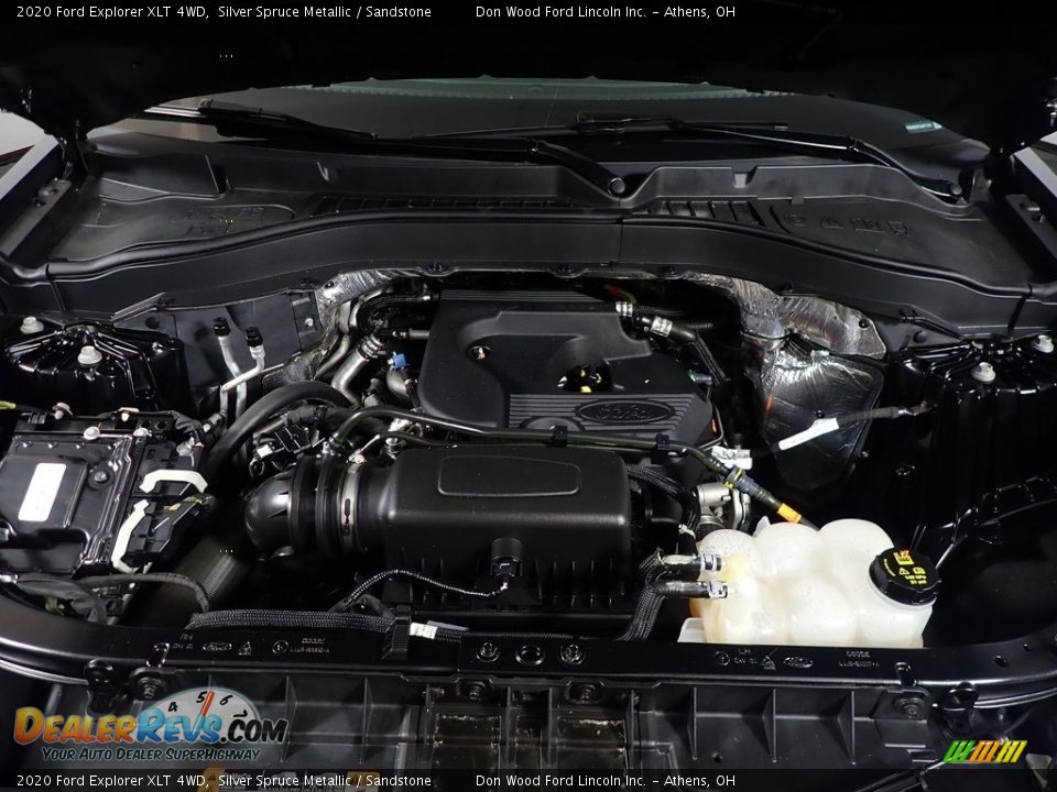 2020 Ford Explorer XLT 4WD Silver Spruce Metallic / Sandstone Photo #7