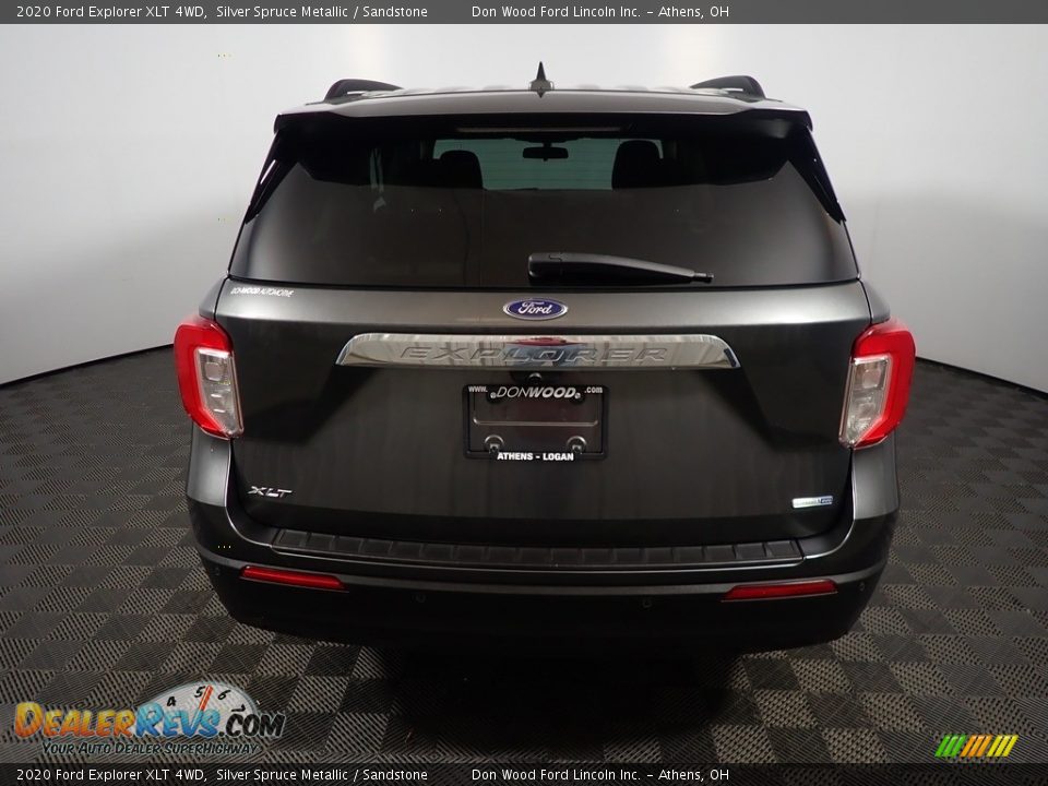 2020 Ford Explorer XLT 4WD Silver Spruce Metallic / Sandstone Photo #13