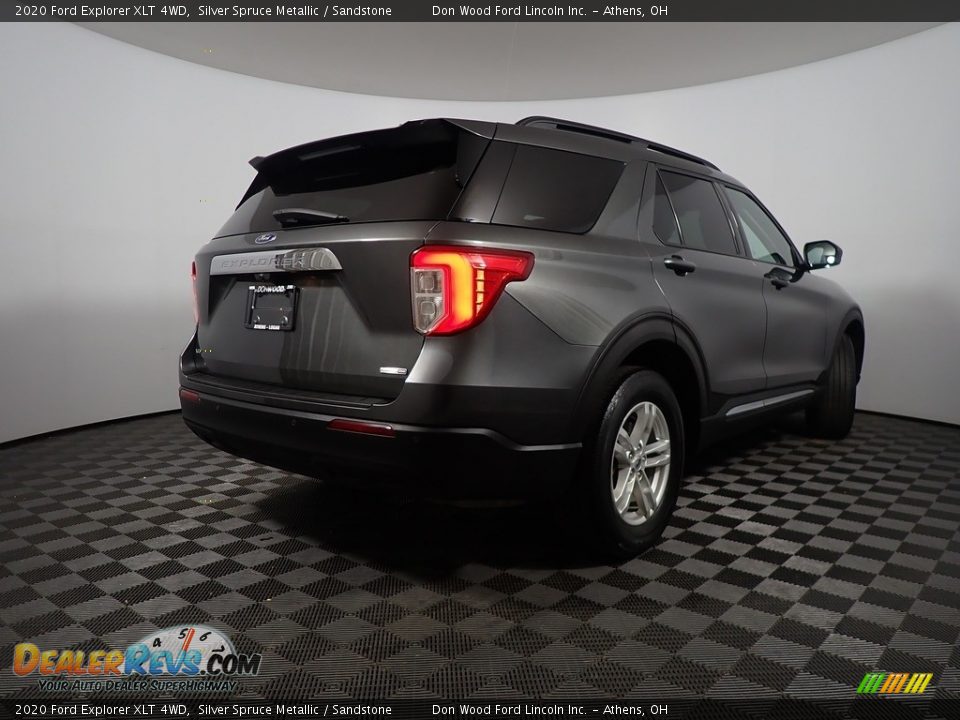 2020 Ford Explorer XLT 4WD Silver Spruce Metallic / Sandstone Photo #17