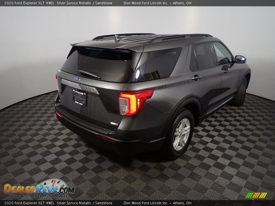 2020 Ford Explorer XLT 4WD Silver Spruce Metallic / Sandstone Photo #18